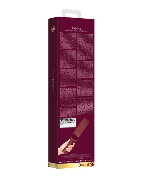 Shots Ouch Halo Paddle – Burgundy