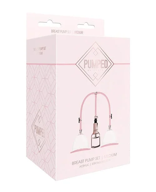 Shots Pumped Breast Pump Set – Medium Rose Gold