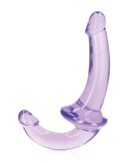 Shots RealRock Crystal Clear 6″ Strapless Strap-On – Purple