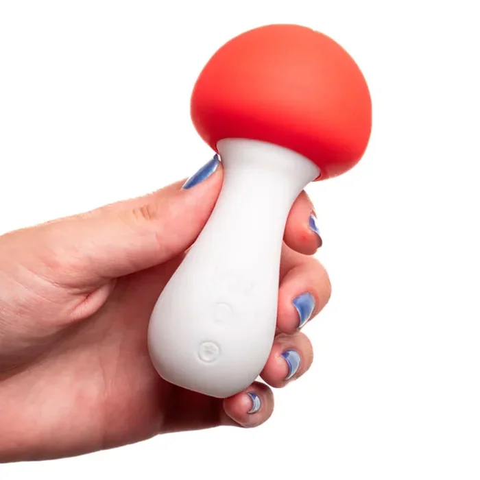 Shroomie Mushroom Shaped Mini Wand Vibrator