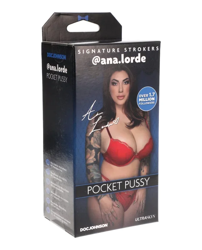Signature Strokers Girls Of Social Media Ultraskyn Pocket Pussy – @ana.lorde