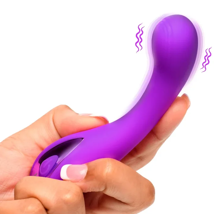 Silicone G-Spot Vibrator – Purple
