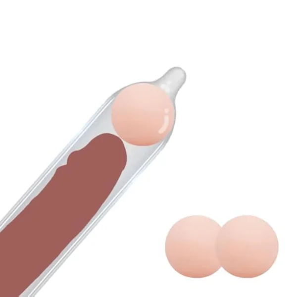 Silicone Penis Enlarger Condom Balls Pennis Sleeve Accessory 3Pcs Male Cock Extender Reusable Penis Enlargement Ultra-Soft Stretchy Penis Extension For Men Gay Couple Sex Games Kinky Toys