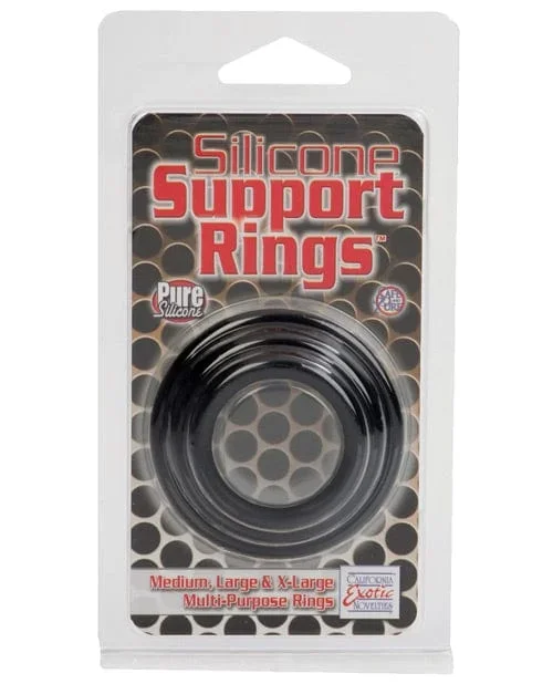 Silicone Support Rings – Black