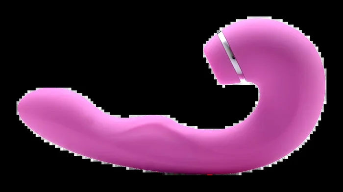 Silicone Tapping G-Spot Vibrator – Pink