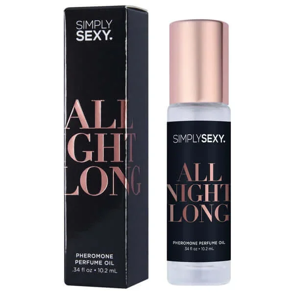 Simply Sexy All Night Long Pheromone Perfume Oil Roll on 0.34 Oz