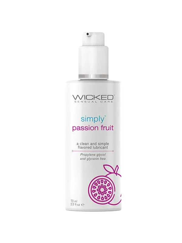 Simply Water Based Flavored Lube Passion Fruit 2.3 oz