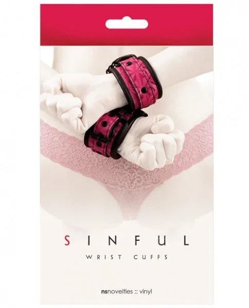Sinful Wrist Cuffs – Pink
