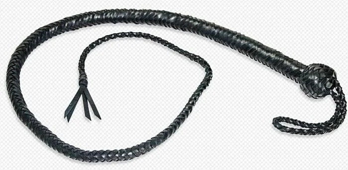 Single Tail Whip Silicone – Black