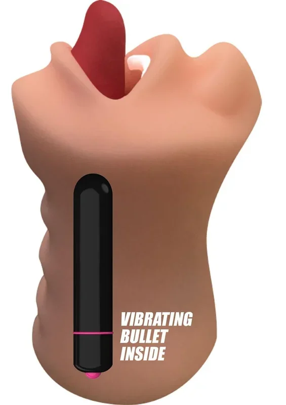 Skinsations Hum Job Vibrating Mouth Stroker