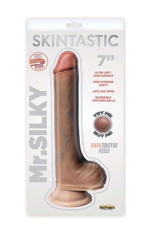 Skintastic Mr. Silky Realistic 7 Inch Suction Cup Dildo
