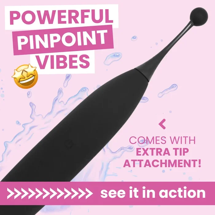 Slim Rechargeable Clit Stimulation Power Wand