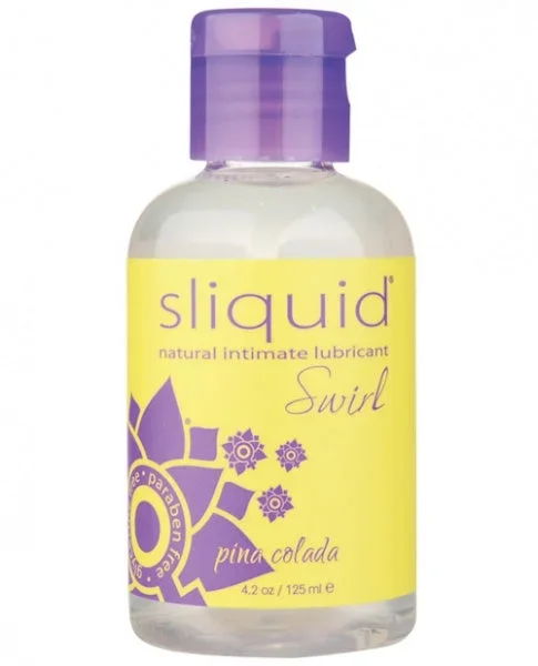 Sliquid Naturals Swirl Lubricant – 4.2 oz Pina Colada