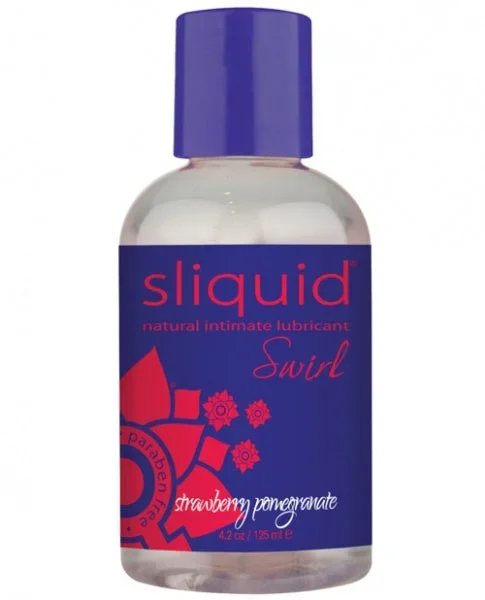 Sliquid Naturals Swirl Lubricant – 4.2 oz Strawberry Pomegranate