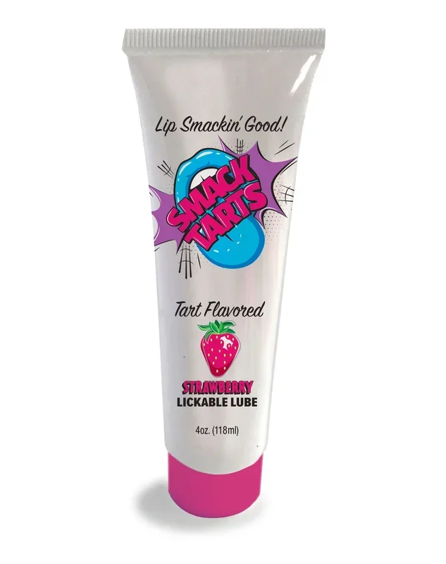Smack Tarts Lickable Flavored Lubricant Strawberry 4 Oz