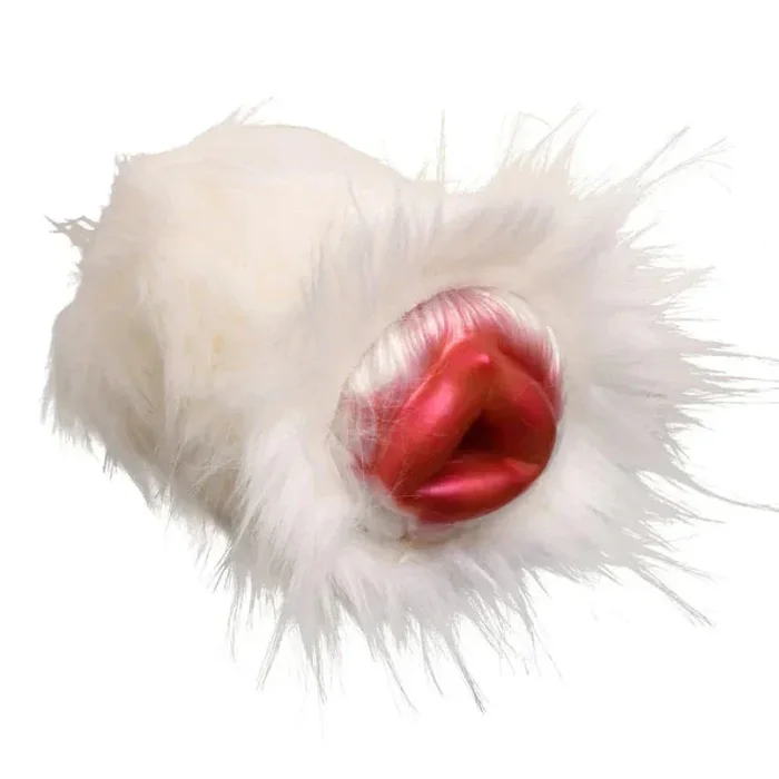 Snow She-Wolf Silicone Stroker – White