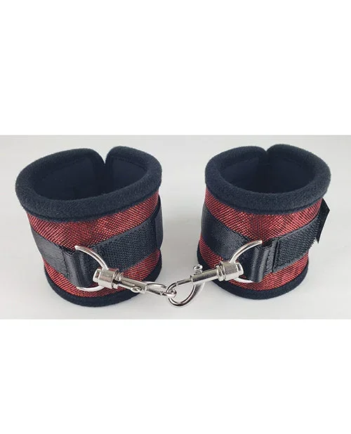 Spartacus Wrist Restraints – Neoprene Red