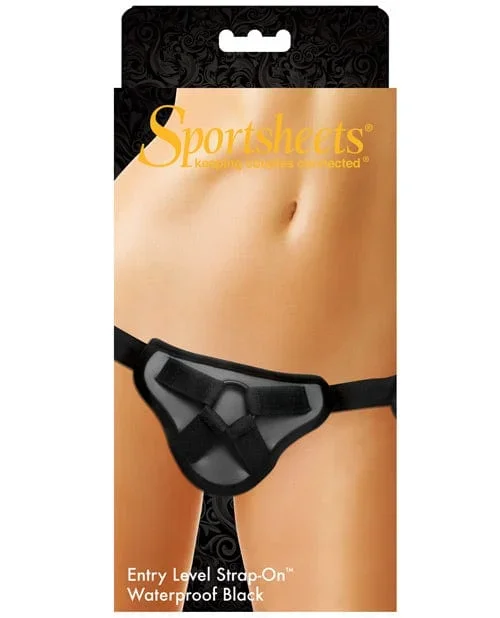 Sportsheets Entry Level Waterproof Strap On – Black