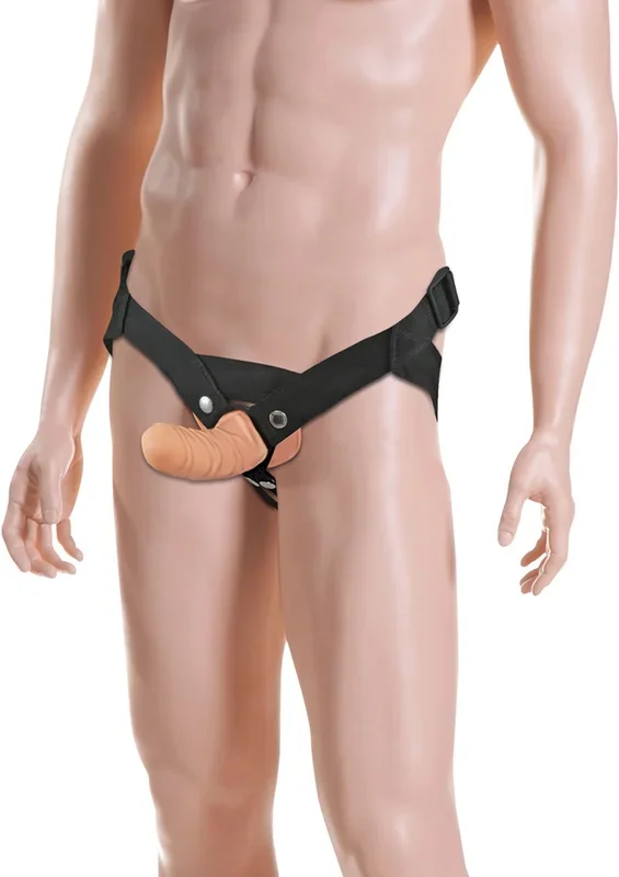 Sportsheets Everlaster-Stud Hollow Dong And Adjustable Strap-On Harness