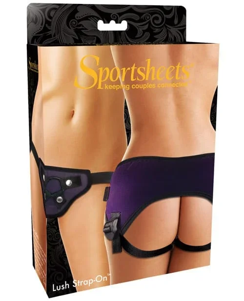 Sportsheets Lush Strap On Harness – Purple