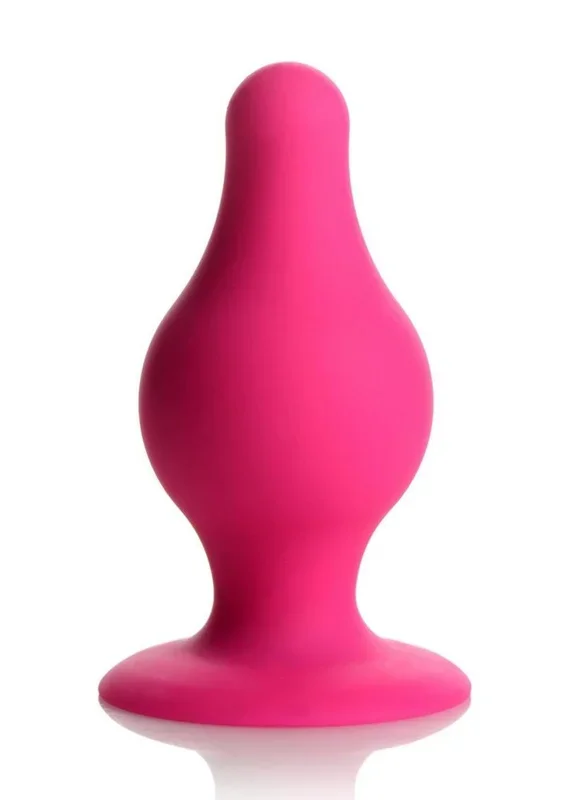 Squeeze-It Squeezable Tapered Small Anal Plug Flexible Silicone