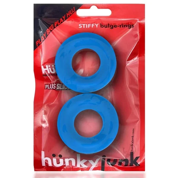 Stiffy Bulge Cockring 2pk Teal Ice