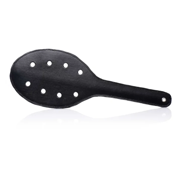 Strict Deluxe Rounded Paddle with Holes – Black