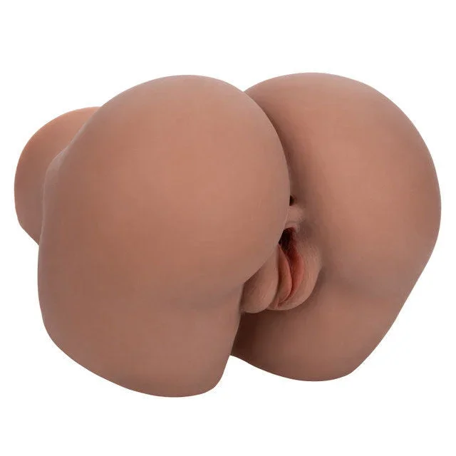 Stroke It Vibrating Twerking BBL Male Masturbation Sleeve Brown