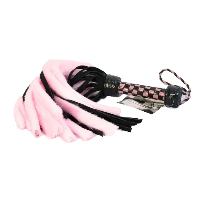 Suede and Fluff Mini 18″ Flogger