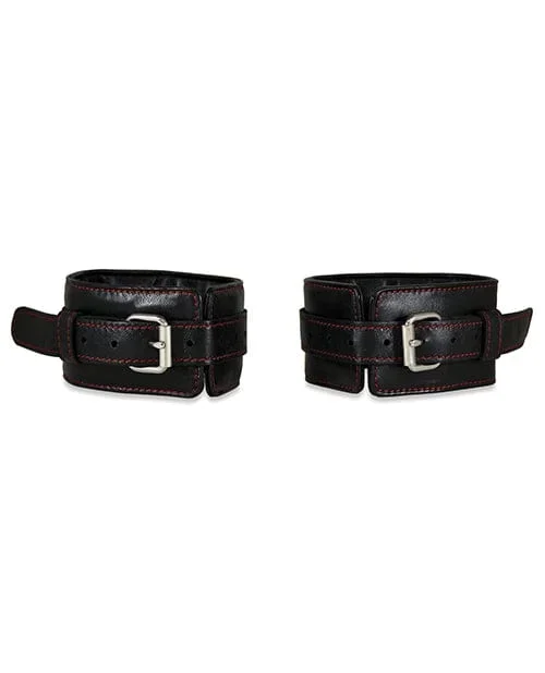 Sultra Lambskin Ankle Cuffs – Black