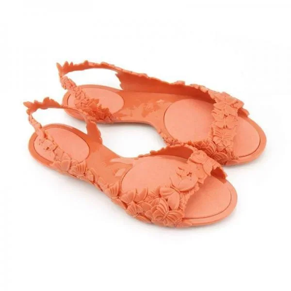 Sunies Sandals – Butterfly – Coral –