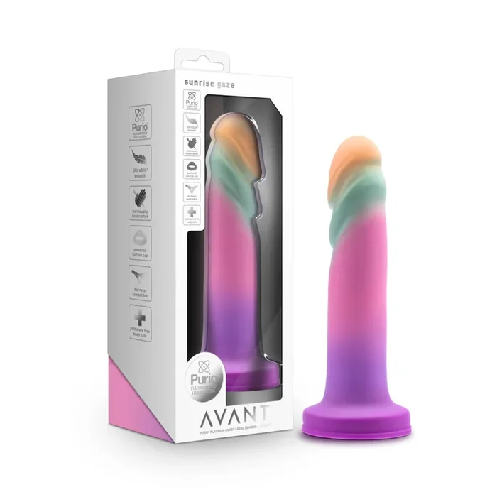 Sunrise Gaze Ridged Dildo