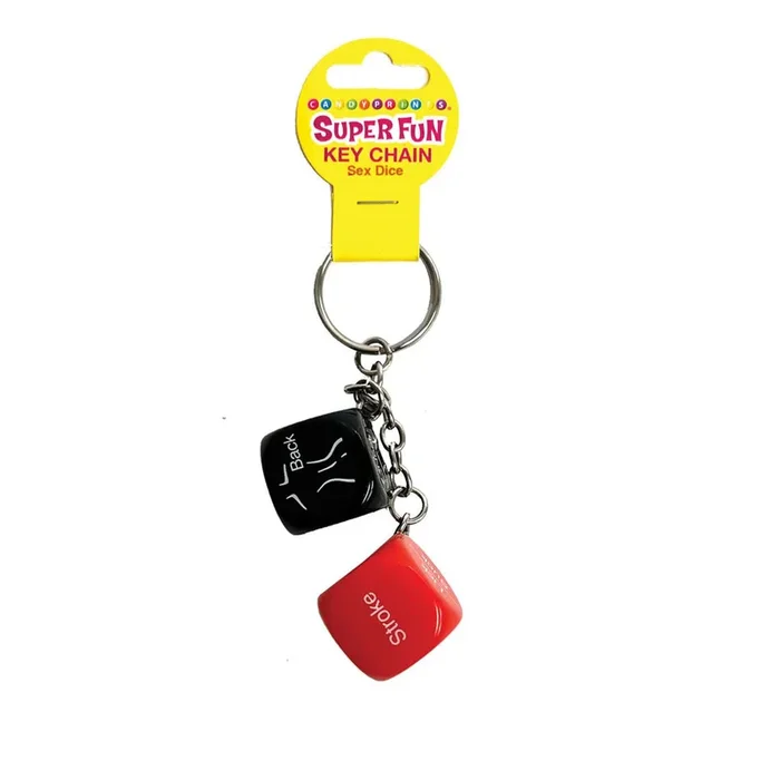 Super Fun Key Chain – Sex Dice – Erotic Dice Novelty Keychain