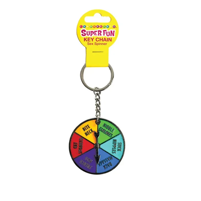 Super Fun Key Chain – Sex Spinner – Naughty Spinner Novelty Keychain