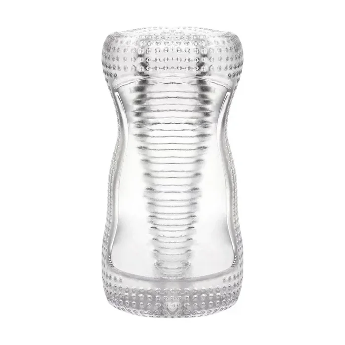 Super Stretchy Clear Ribbed Male Masturbator