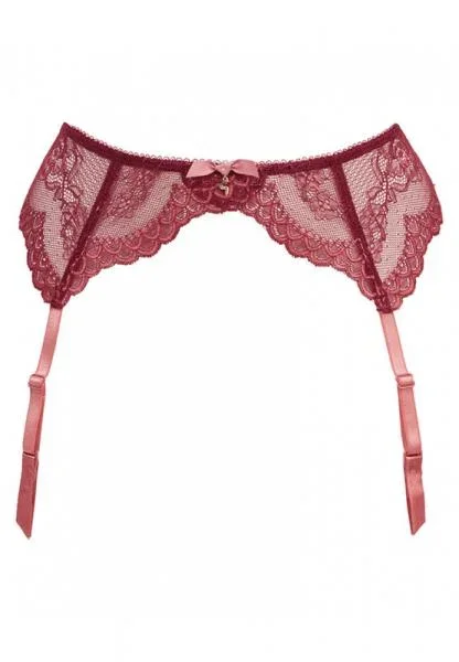 Superboost Lace Suspender – Cranberry/Raspberry Sorbet –