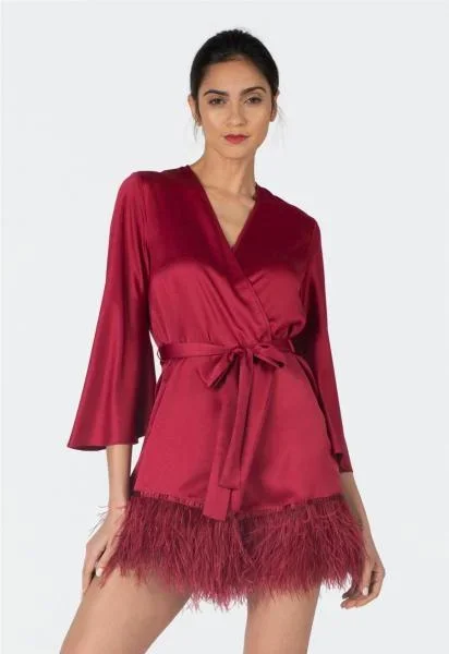 Swan Cover Up – Sangria –