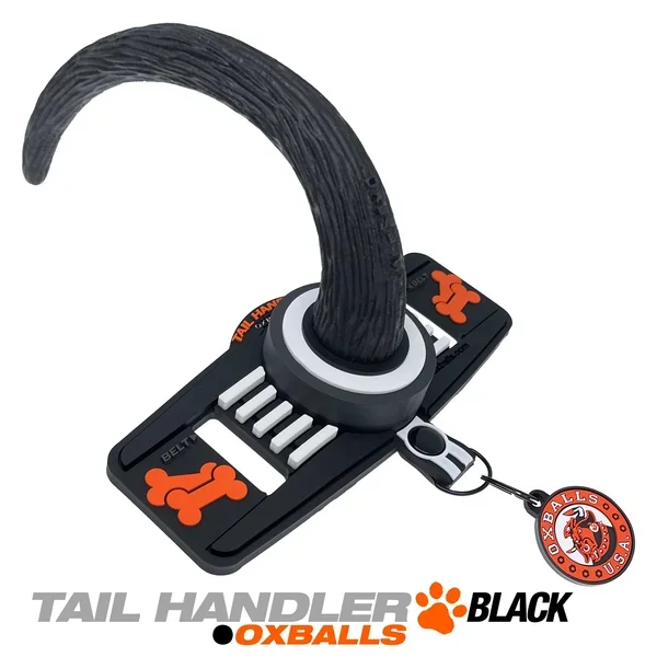Tail Handler – Belt Strap Show Tail – Black