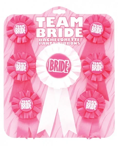 Team Bride Ribbons – Pack of 7