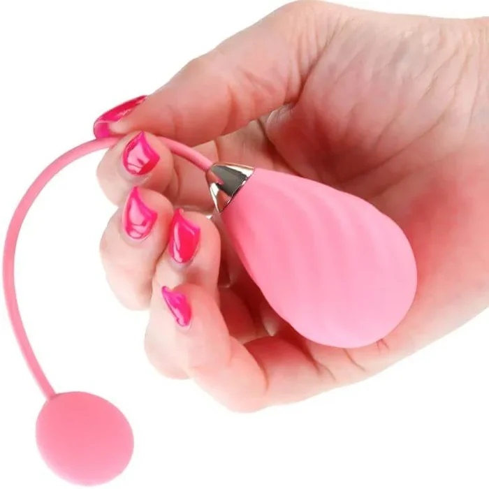 Techno Kandi Rechargeable Silicone App Compatible Egg – Pink