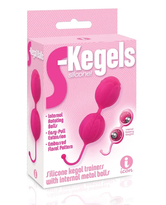 The 9’s S-Kegels Silicone Balls – Pink