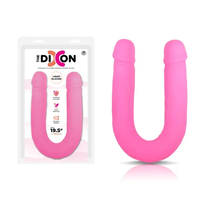 The Dixon – Pink – Pink 50 cm Silicone Double Dong
