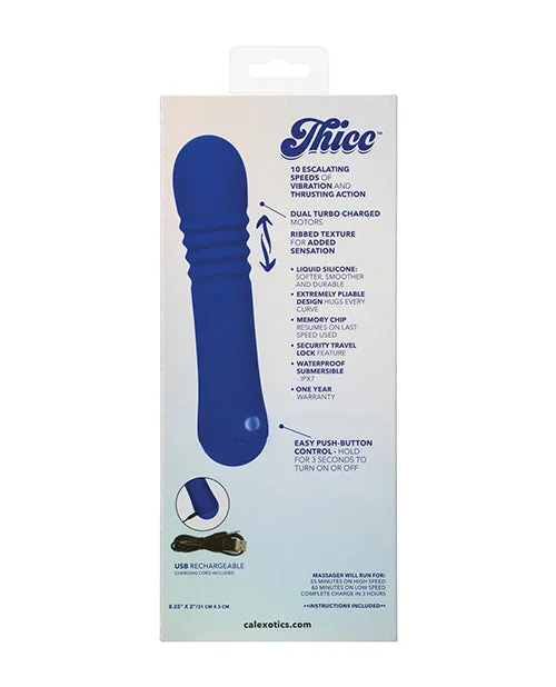 Thicc Chubby Thrusting Wand – Blue
