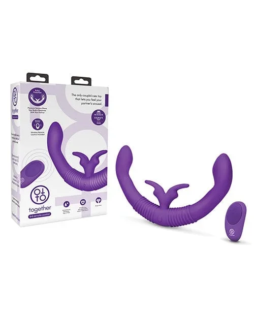 Together Female Intimacy Vibe with Remote – Purple