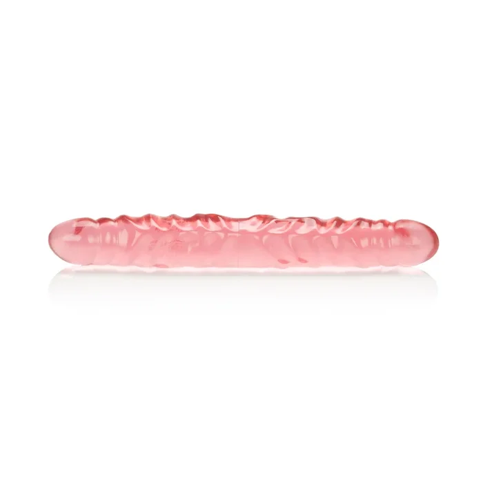 Translucence 12 Inches Veined Double Dong – Pink
