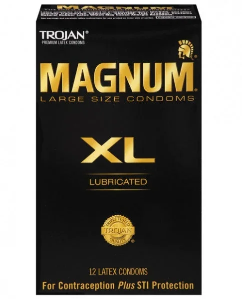 Trojan Magnum XL Lubricated Condom – Box of 12