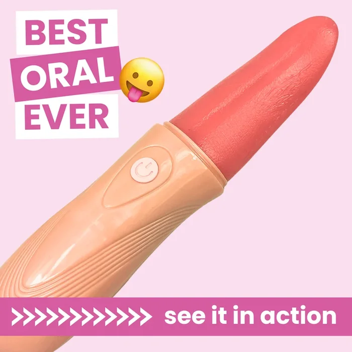 Twirling Tongue Teaser – Powerful Licking and Lapping Stimulator!