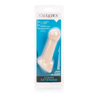 Ultimate Penis Extender Sleeve with Scrotum Support Strap Adds 2 Inches Length and Girth Flexible Flesh Color PureSkin Material