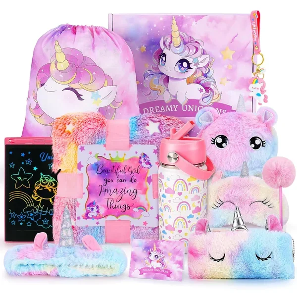 Unicorn Toys For Girls 3 4 5 6 7 8 Years Old Girl Birthday Gift Ideas 12Pcs