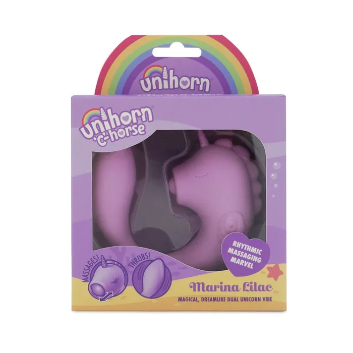Unihorn – C Horse – Marina Lilac – Lilac USB Rechargeable Dual Unicorn Vibrator